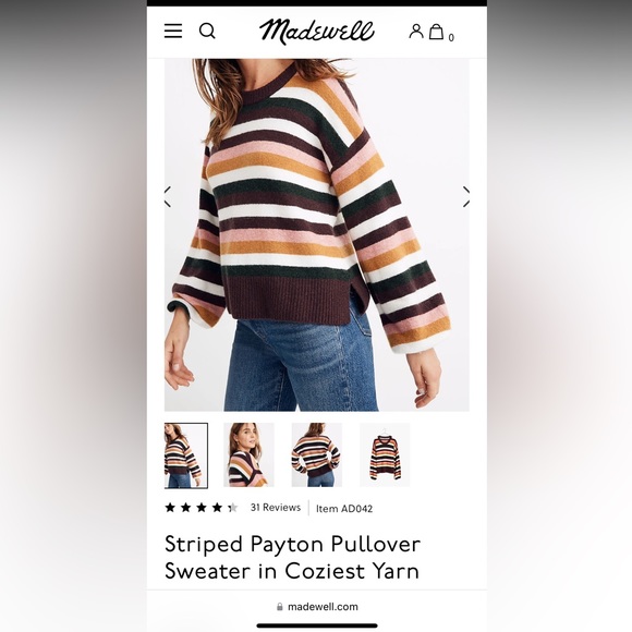 Striped Payton Sweater - Picture 5 of 5